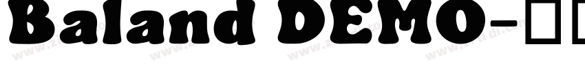 Baland DEMO字体转换